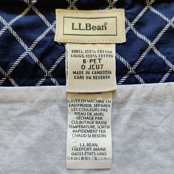 L.L. Bean nautical anchor A-line skirt sz 6P - Picture 4 of 6